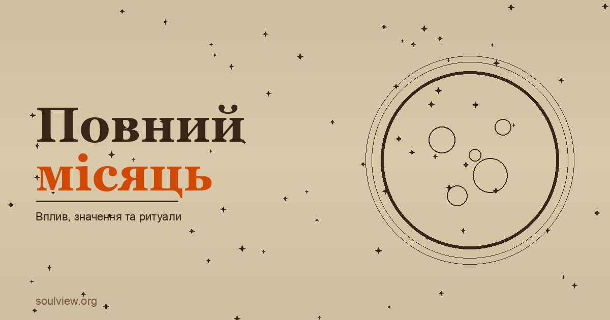 Повний місяць на нічному небі